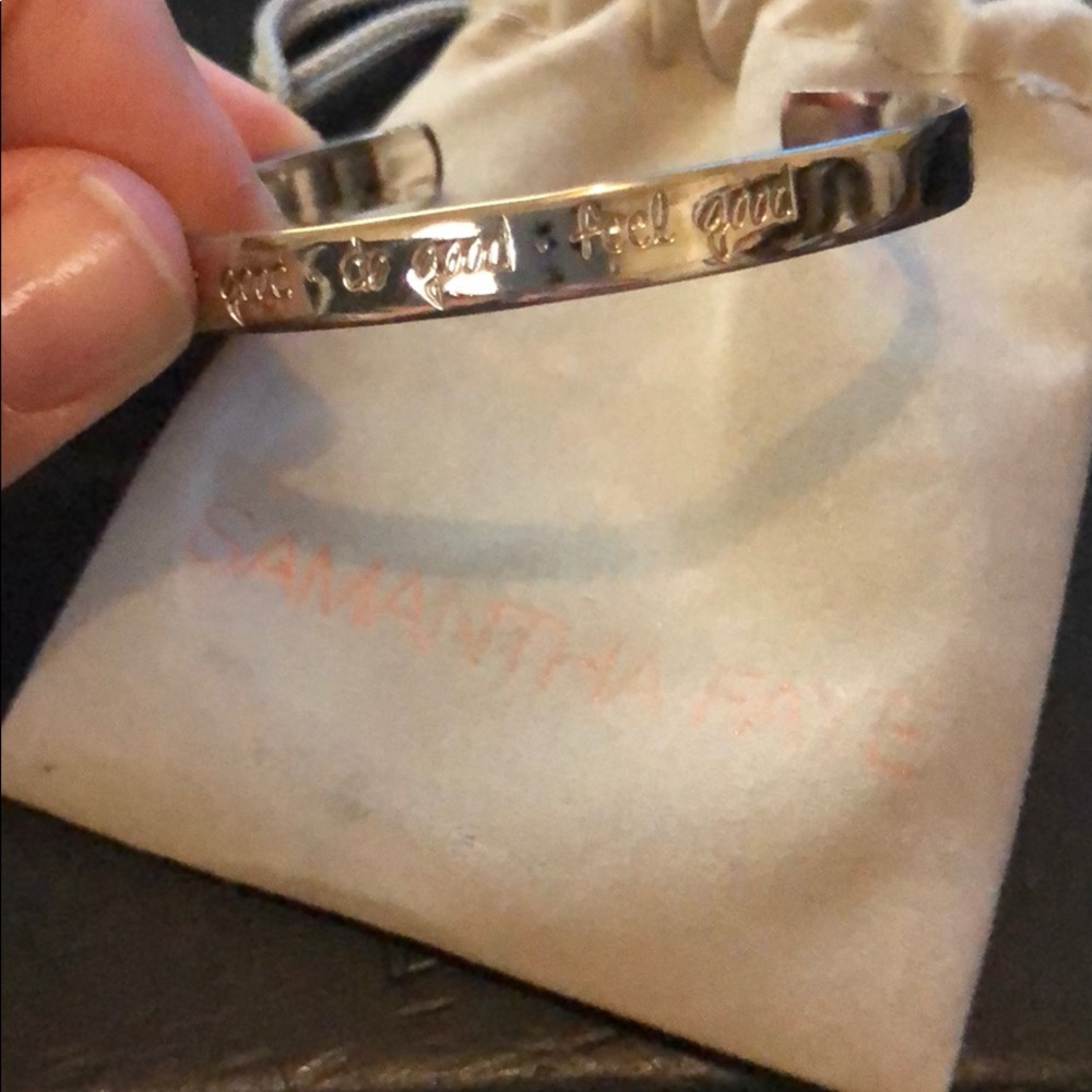 Samantha Faye silver bangle
